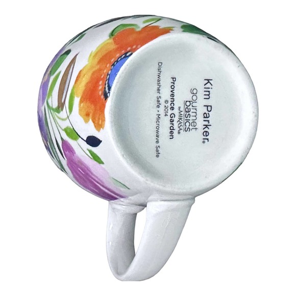 Mikasa Provence Garde Coffee Mugs Floral Tea Cups by Kim Parker - Picture 11 of 11